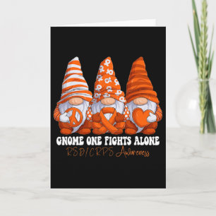 RSD CRPS Awareness Month Oranje Ribbon Gnomies SUP Kaart