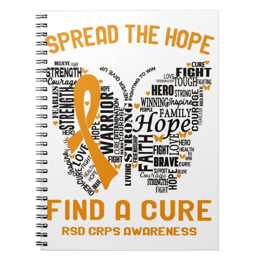 RSD CRPS Awareness Month Ribbon Cadeautjes Notitieboek (Voorkant)