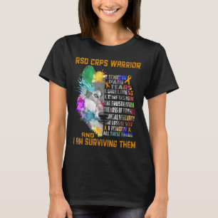 RSD CRPS Awareness Ribbon Support Giften T-shirt