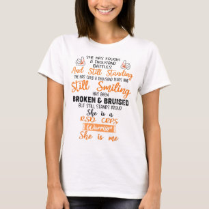 RSD CRPS Awareness Ribbon Support Giften T-shirt