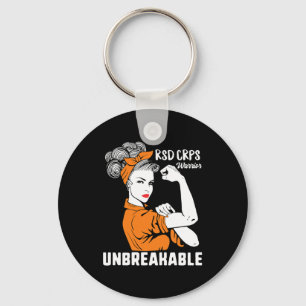 RSD CRPS Awareness Warrior Complex Regionaal sterk Sleutelhanger