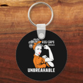 RSD CRPS Awareness Warrior Complex Regionaal sterk Sleutelhanger (Voorkant)