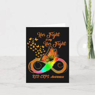 RSD Crps Awareness Warrior Haar strijd is mijn str Kaart