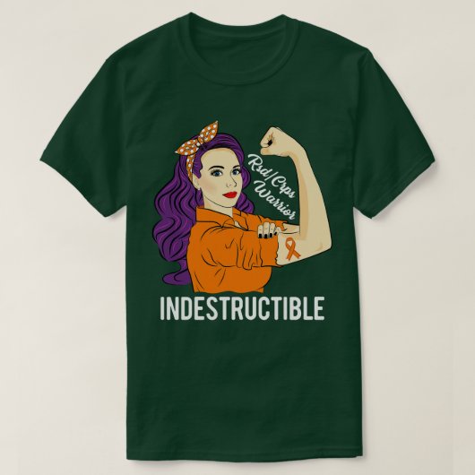 RSD CRPS Awareness Warrior Indestructible T-shirt (Design voorkant)
