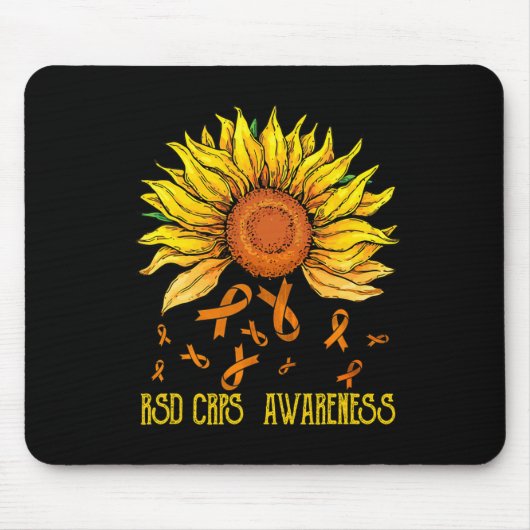 RSD CRPS Awareness Zonnebloem Muismat (Voorkant)
