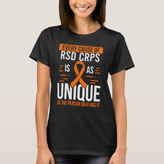 RSD CRPS Bewustheid Maand Dag Warrior Survivor T-shirt (Voorkant)