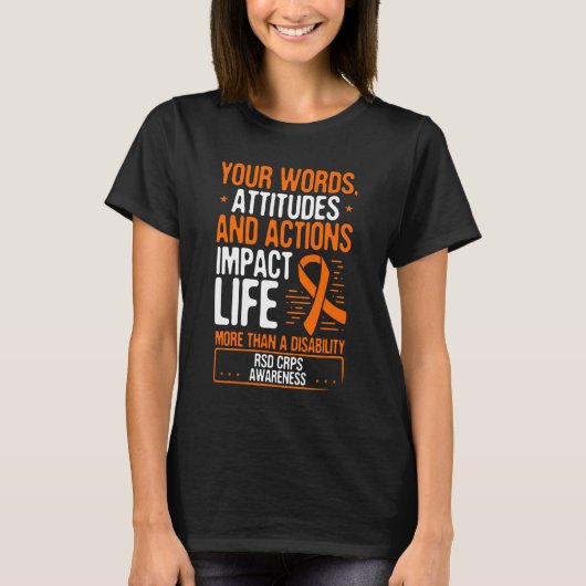 RSD CRPS Bewustheid Maand Dag Warrior Survivor T-shirt (Voorkant)