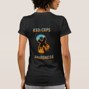 RSD/CRPS BEWUSTMAKING vuur en ijs T-shirt