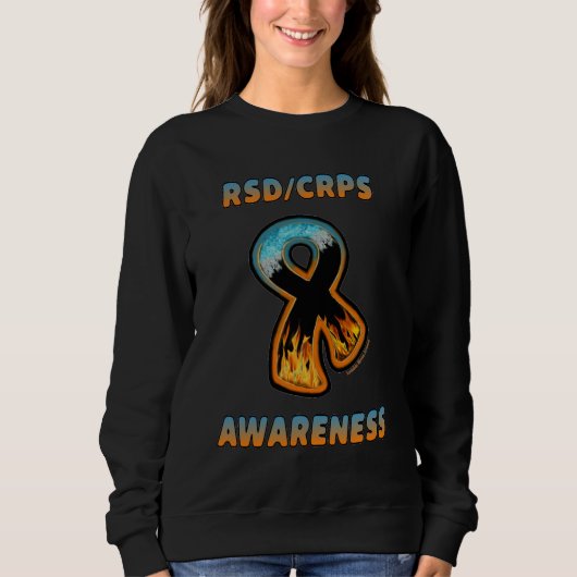RSD/CRPS BEWUSTMAKING vuur en ijs Trui (Voorkant)
