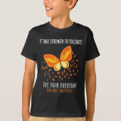 RSD CRPS Bewustmakingsmaand Costume Butterfly Warr T-shirt (Voorkant)