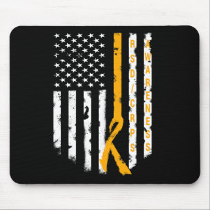 RSD CRPS Bewustzijn American Flag Support Top T-sh Muismat