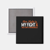 RSD CRPS Bewustzijn Haar Vecht Is Mijn Gevecht Com Magneet (Voorkant / Achterkant)