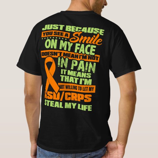 RSD CRPS-bewustzijn T-shirt (Achterkant)