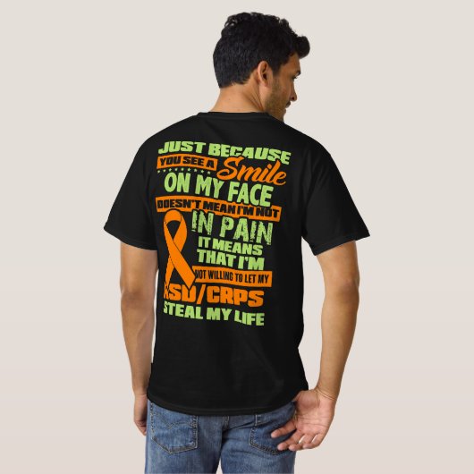RSD CRPS-bewustzijn T-shirt (Achterkant volledig)