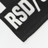 RSD_CRPS Bewustzijnsgeschenk Collectie Haar Fight  Fleece Deken (Hoek)