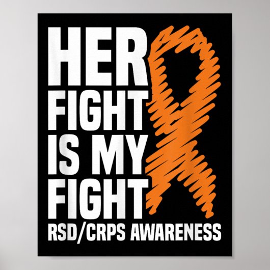 RSD_CRPS Bewustzijnsgeschenk Collectie Haar Fight  Poster (Voorkant)