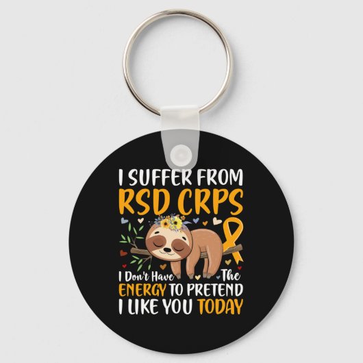 RSD CRPS Complex Regional Pain Syndroeness Sleutelhanger (Voorkant)