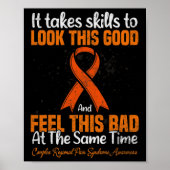 RSD CRPS Complex Regional Pain Syndrome Awareness Poster (Voorkant)