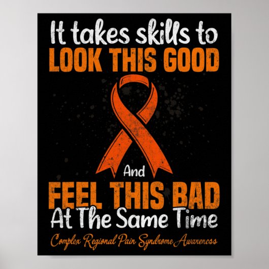 RSD CRPS Complex Regional Pain Syndrome Awareness Poster (Voorkant)