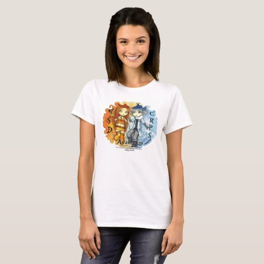 RSD CRPS Fire & Ice Awareness Shirt (Voorkant volledig)