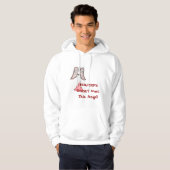 RSD/CRPS is niet de eigenaar van deze engel! Hoodie (Voorkant volledig)