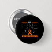 Rsd Crps Krijger Ik Ben Prima Ronde Button 5,7 Cm (Voorkant /achterkant)