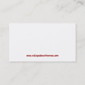 RSD/CRPS-medische kaarten Contactkaartje (Achterkant)