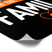 RSD Crps Messed Wrong Family Oranje Ribbon Awarene Poster (Hoek)