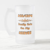 RSD/CRPS... Nerves Frosted Glass Beer Mok (Links)
