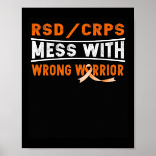 RSD CRPS ROMMELT MET DE VERKEERDE KRIJGER POSTER