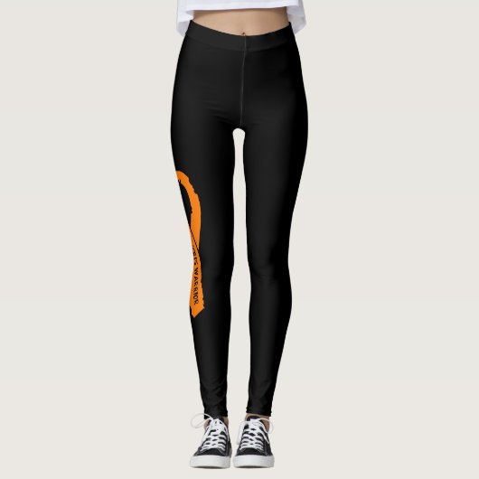 RSD/CRPS WARRIOR-gedraaide lint Leggings (Voorkant)