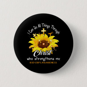 RSD CRPS Warrior Ik kan alles doen Ronde Button 5,7 Cm