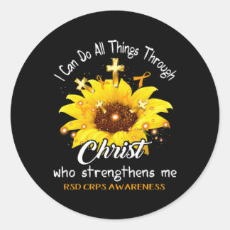 RSD CRPS Warrior Ik kan alles doen Ronde Sticker