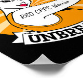 RSD CRPS Warrior Onbreekbaar RSD CRPS Bewustzijn Poster (Hoek)