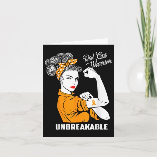 RSD CRPS Warrior Onbreekbare RSD CRPS Awareness Gi Kaart (Voorkant)