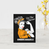 RSD CRPS Warrior Onbreekbare RSD CRPS Awareness Gi Kaart (Gele Bloem)