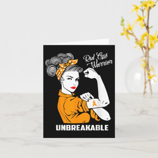 RSD CRPS Warrior Onbreekbare RSD CRPS Awareness Gi Kaart (Gele Bloem)