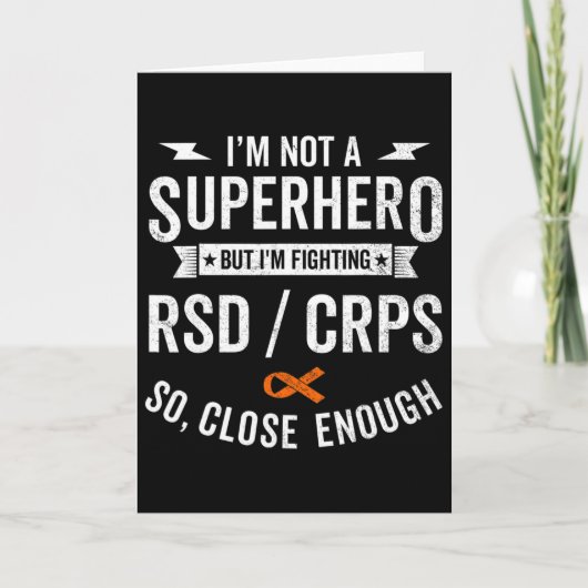 Rsd Crps Warrior Overlevende Bewustzijn Steun Oran Kaart (Voorkant)