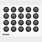 RSD CRPS Warrior Survivor Awareness Support Sinaas Ronde Sticker (Vel)