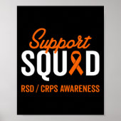 RSD CRPS Warrior Survivor Awareness Support Squad Poster (Voorkant)