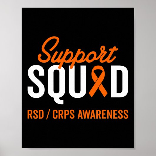 RSD CRPS Warrior Survivor Awareness Support Squad Poster (Voorkant)