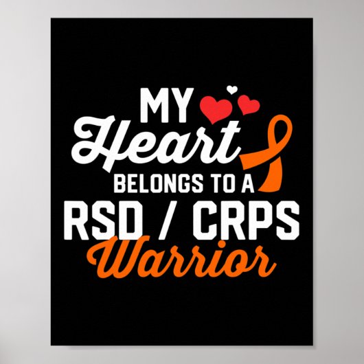 RSD CRPS Warrior Survivor Support Awareness Recove Poster (Voorkant)