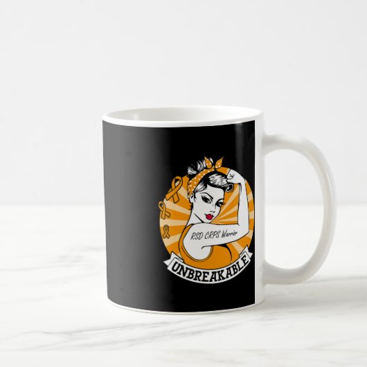RSD CRPS Warrior Unbreakable RSD CRPS Awareness Koffiemok (Rechts)
