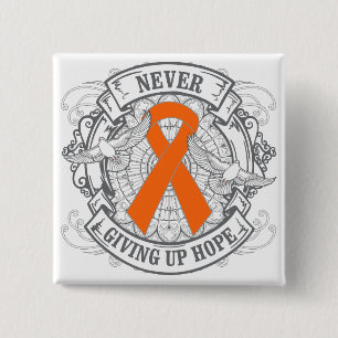 RSD geeft nooit hoop op Vierkante Button 5,1 Cm