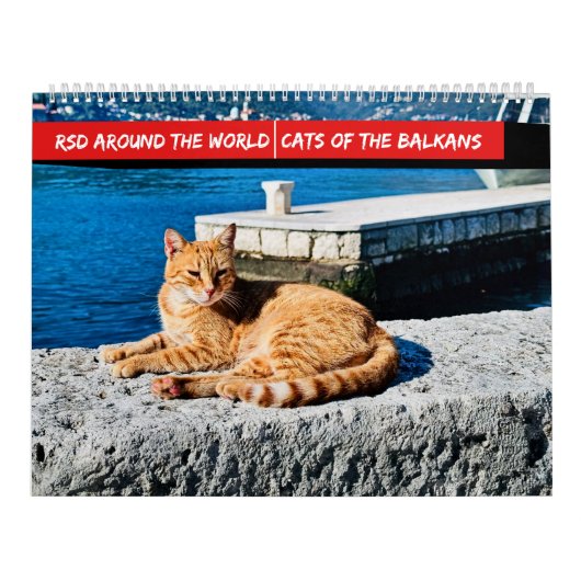 RSD over de hele wereld | Katten van de Balkan Kalender (Hoes)