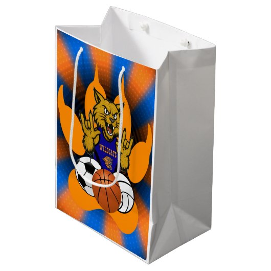 RSD WILDCATS SPORT INPAKPAPIER MEDIUM CADEAUZAKJE (Voorkant Gekanteld)