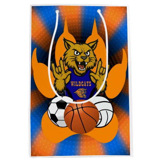 RSD WILDCATS SPORT INPAKPAPIER MEDIUM CADEAUZAKJE (Voorkant)