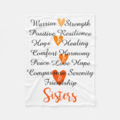 RSD-zusters Affirmationket Blanket Fleece Deken (Voorkant)