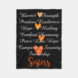 RSD-zusters Affirmations Blanket blanco Fleece Deken