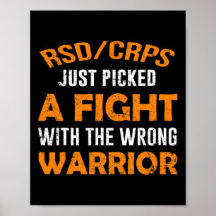 RSDCRPS HEEFT NET DE VERKEERDE KRIJGER GEKOZEN POSTER